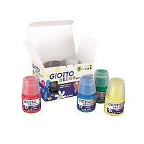 Набор красок акриловых Giotto Decor Acrylic, 25 мл, 6 цветов, картонная коробка